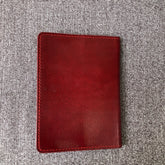 Red Jet - Leather Passport Cover